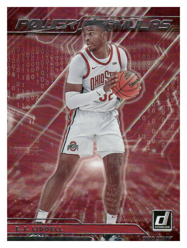 2022 Panini Chronicles Draft Picks #PF-EJL E.J. Liddell Power Formulas