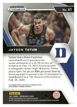 Load image into Gallery viewer, 2021 Panini Prizm Draft Picks #61 Jayson Tatum
