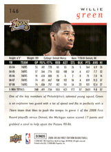 تحميل الصورة إلى عارض المعرض، 2008-09 Upper Deck #146 Willie Green
