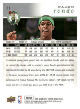 Load image into Gallery viewer, 2008-09 Upper Deck First Edition #11 Rajon Rondo
