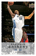 将图片加载到图库查看器，2008-09 Upper Deck First Edition #42 Carmelo Anthony
