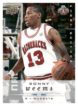 Load image into Gallery viewer, 2008-09 Upper Deck First Edition #249 Sonny Weems
