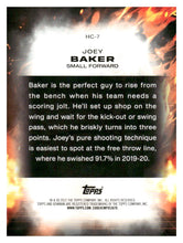 Load image into Gallery viewer, 2021-22 Bowman University #HC-7 Joey Baker Heat Check
