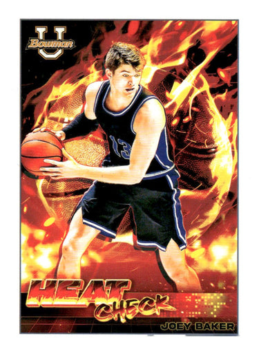 2021-22 Bowman University #HC-7 Joey Baker Heat Check