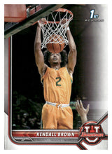 将图片加载到图库查看器，2021-22 Bowman University #63 Kendall Brown
