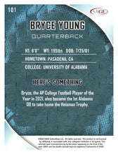 Load image into Gallery viewer, 2023 SAGE HIT #101 Bryce Young Silver
