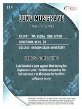 Load image into Gallery viewer, 2023 SAGE HIT #114 Luke Musgrave Silver
