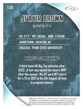 Load image into Gallery viewer, 2023 SAGE HIT #130 Ji&#39;Ayir Brown Silver
