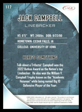 将图片加载到图库查看器，2023 SAGE HIT #117 Jack Campbell
