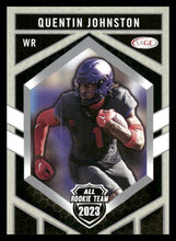 Load image into Gallery viewer, 2023 SAGE HIT #RT-185 Quentin Johnston Silver
