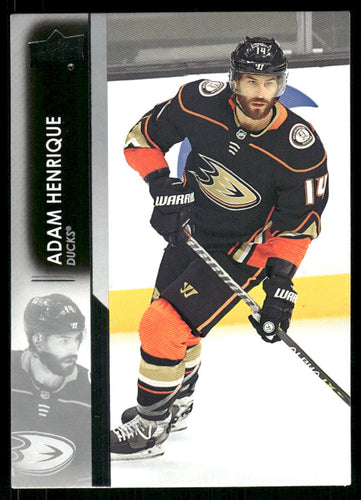 2021-22 Upper Deck #4 Adam Henrique