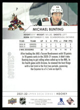 将图片加载到图库查看器，2021-22 Upper Deck #7 Michael Bunting
