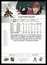 Load image into Gallery viewer, 2021-22 Upper Deck #11 Clayton Keller
