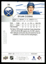 Load image into Gallery viewer, 2021-22 Upper Deck #20 Dylan Cozens
