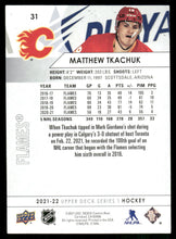 Load image into Gallery viewer, 2021-22 Upper Deck #31 Matthew Tkachuk
