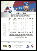 Load image into Gallery viewer, 2021-22 Upper Deck #48 Nazem Kadri
