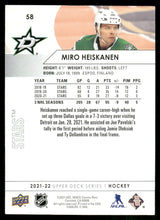 Load image into Gallery viewer, 2021-22 Upper Deck #58 Miro Heiskanen
