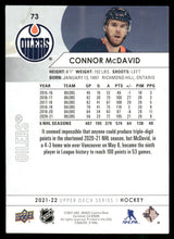 Load image into Gallery viewer, 2021-22 Upper Deck #73 Connor McDavid
