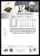 تحميل الصورة إلى عارض المعرض، 2021-22 Upper Deck #89 Jordan Greenway
