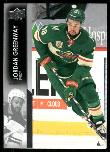 2021-22 Upper Deck #89 Jordan Greenway