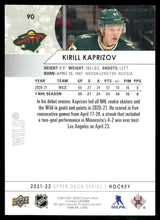 تحميل الصورة إلى عارض المعرض، 2021-22 Upper Deck #90 Kirill Kaprizov French
