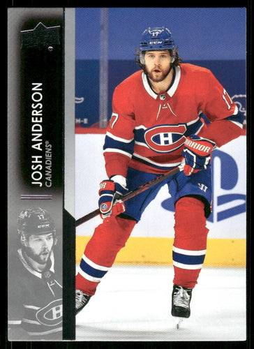 2021-22 Upper Deck #95 Josh Anderson