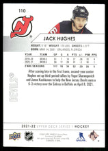 Load image into Gallery viewer, 2021-22 Upper Deck #110 Jack Hughes
