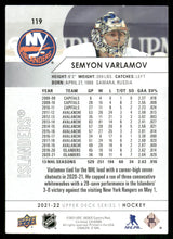 Load image into Gallery viewer, 2021-22 Upper Deck #119 Semyon Varlamov
