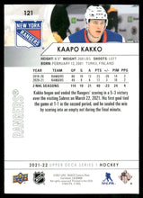 Load image into Gallery viewer, 2021-22 Upper Deck #121 Kaapo Kakko
