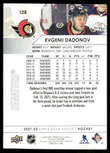 Load image into Gallery viewer, 2021-22 Upper Deck #128 Evgenii Dadonov
