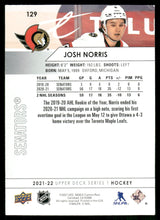 Load image into Gallery viewer, 2021-22 Upper Deck #129 Josh Norris
