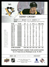 Load image into Gallery viewer, 2021-22 Upper Deck #141 Sidney Crosby
