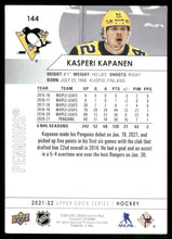 Load image into Gallery viewer, 2021-22 Upper Deck #144 Kasperi Kapanen
