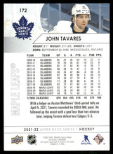 Load image into Gallery viewer, 2021-22 Upper Deck #172 John Tavares
