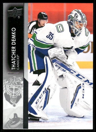 2021-22 Upper Deck #173 Thatcher Demko