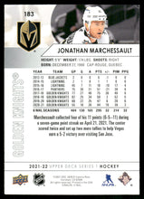 Load image into Gallery viewer, 2021-22 Upper Deck #183 Jonathan Marchessault
