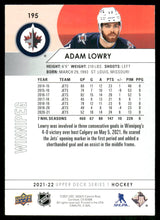 Load image into Gallery viewer, 2021-22 Upper Deck #195 Adam Lowry
