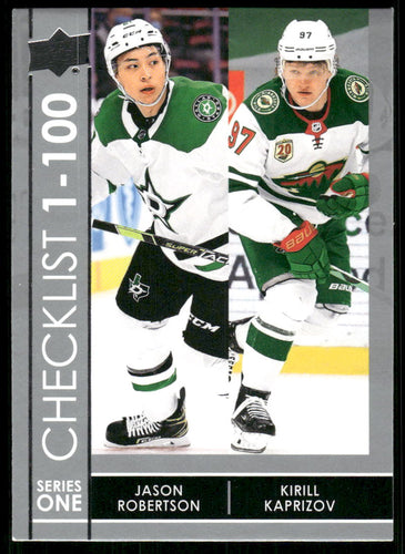 2021-22 Upper Deck #199 Jason Robertson / Kirill Kaprizov