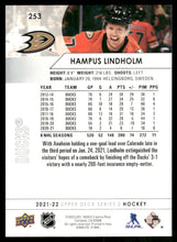 Load image into Gallery viewer, 2021-22 Upper Deck #253 Hampus Lindholm
