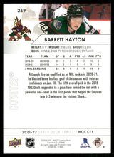 Load image into Gallery viewer, 2021-22 Upper Deck #259 Barrett Hayton
