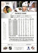 Load image into Gallery viewer, 2021-22 Upper Deck #292 Patrick Kane
