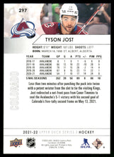 Load image into Gallery viewer, 2021-22 Upper Deck #297 Tyson Jost
