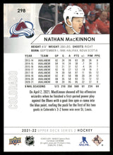 Load image into Gallery viewer, 2021-22 Upper Deck #298 Nathan MacKinnon
