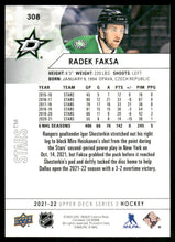 Load image into Gallery viewer, 2021-22 Upper Deck #308 Radek Faksa
