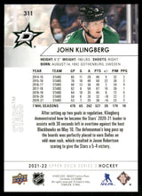 将图片加载到图库查看器，2021-22 Upper Deck #311 John Klingberg
