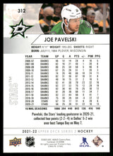 将图片加载到图库查看器，2021-22 Upper Deck #312 Joe Pavelski
