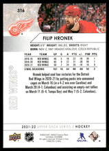 Load image into Gallery viewer, 2021-22 Upper Deck #316 Filip Hronek
