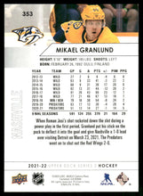 Load image into Gallery viewer, 2021-22 Upper Deck #353 Mikael Granlund
