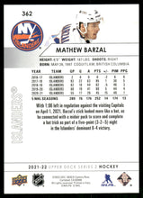 Load image into Gallery viewer, 2021-22 Upper Deck #362 Mathew Barzal
