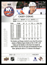 Load image into Gallery viewer, 2021-22 Upper Deck #364 Casey Cizikas
